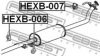 FEBEST HEXB-007 Mounting Kit, exhaust system